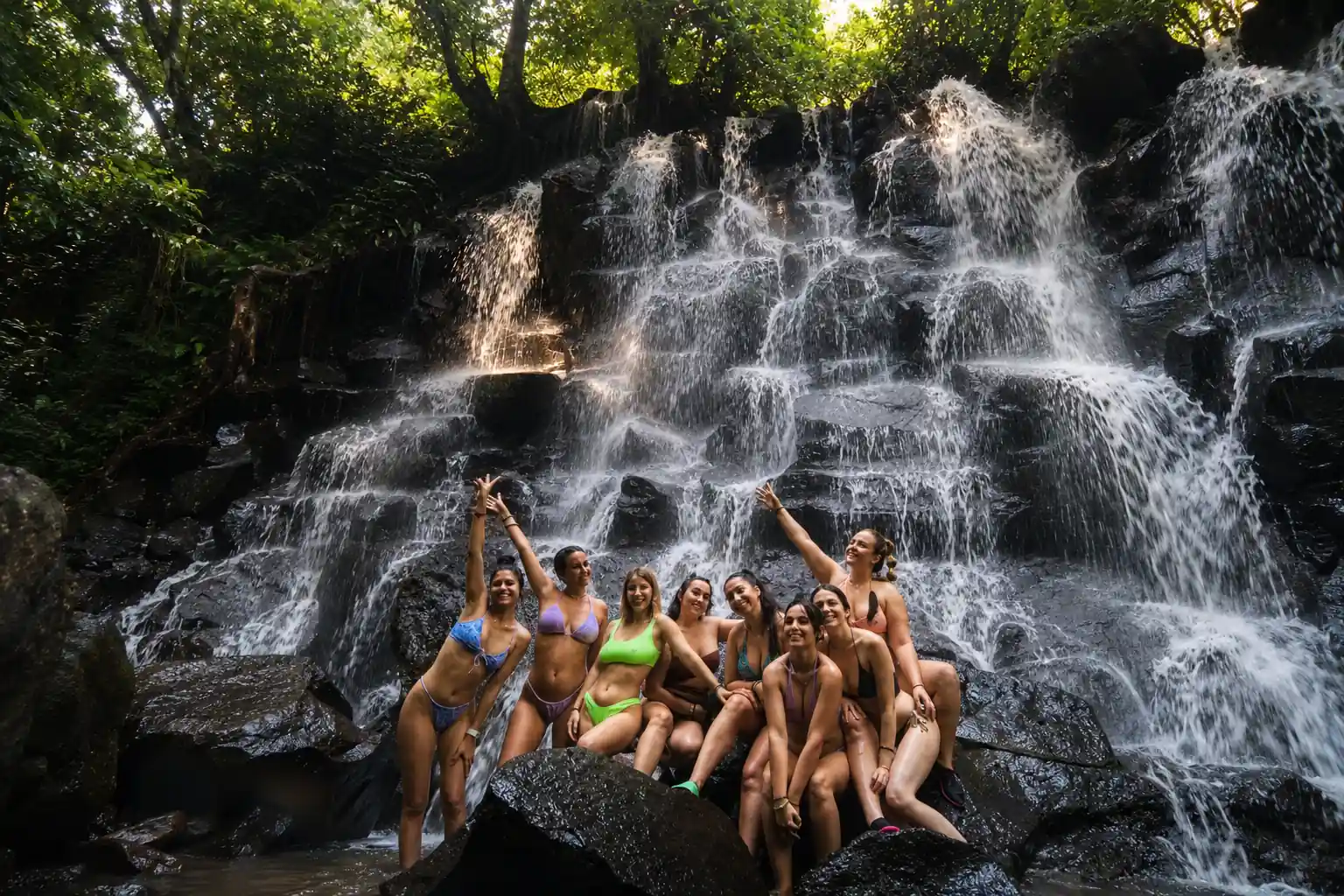 Kanto Lampo Bali waterfall